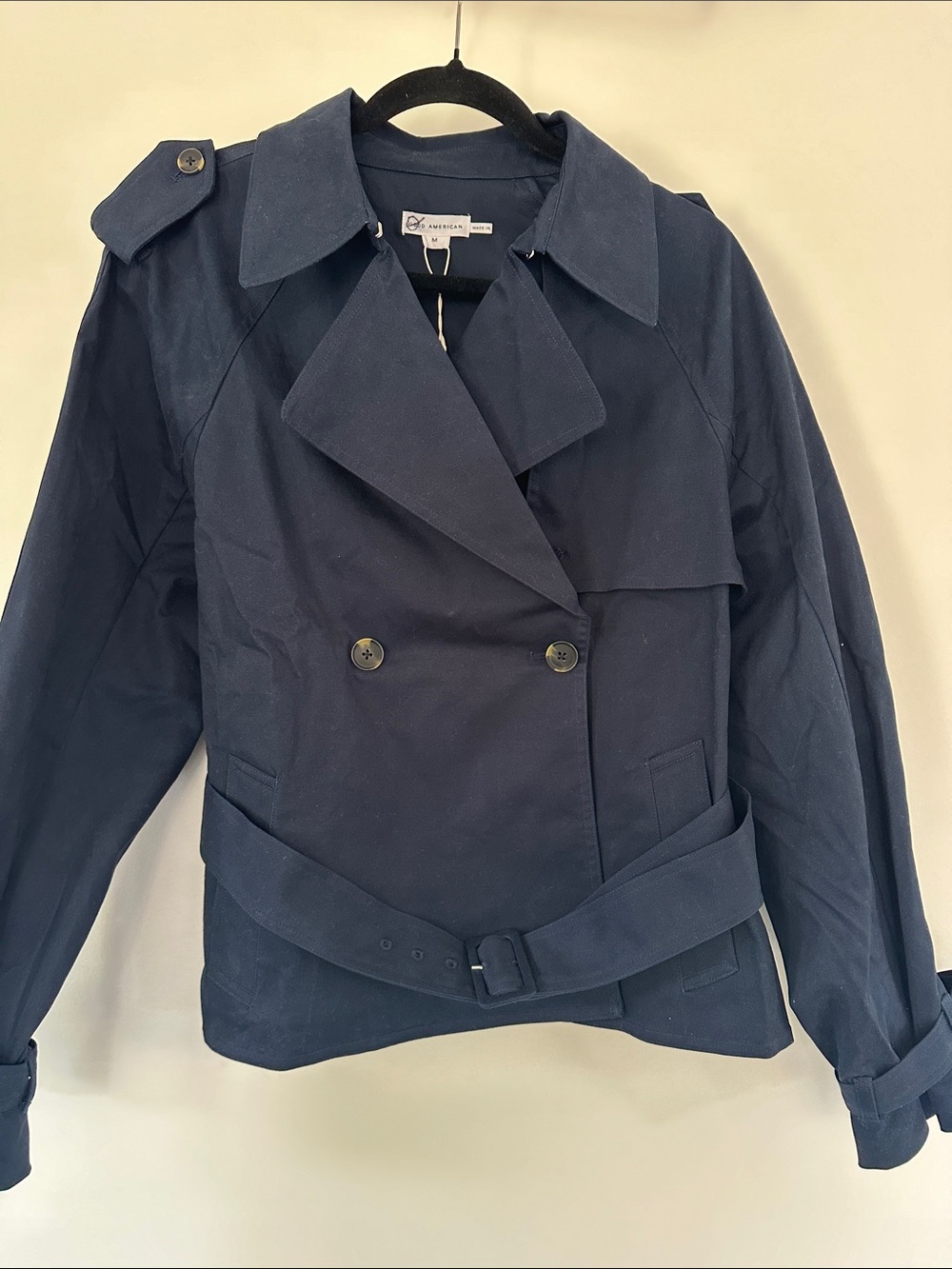 The Cropped Trench Jacket - Good American